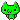 green nuko cat showing heart gif