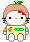 helly kitty sitting gif